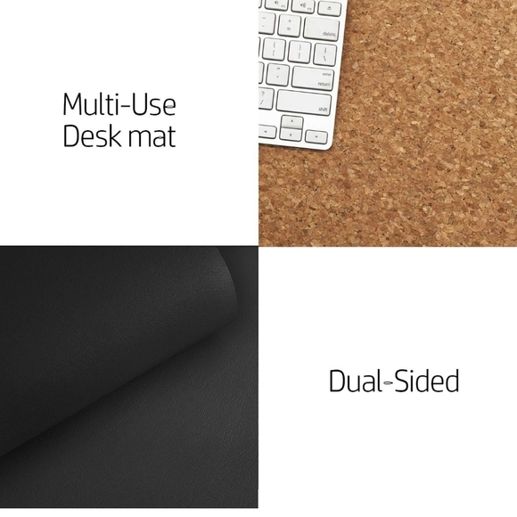 Aothia Office Desk Pad Natural Cork Leather Dual Side Large Mouse Pad Da… - Picture 5 of 7